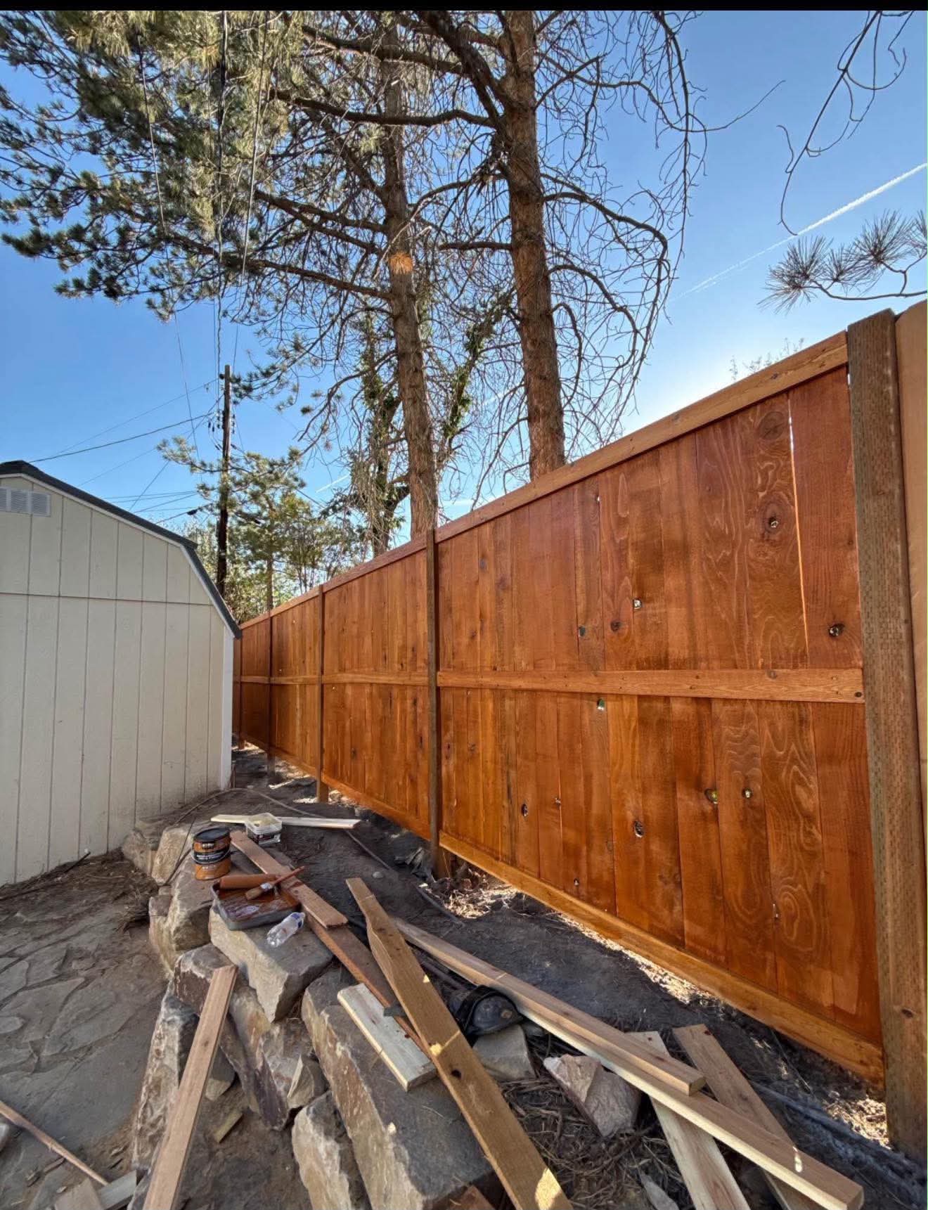 Fence Installation — Summit Landscape & Excavation, Utah County